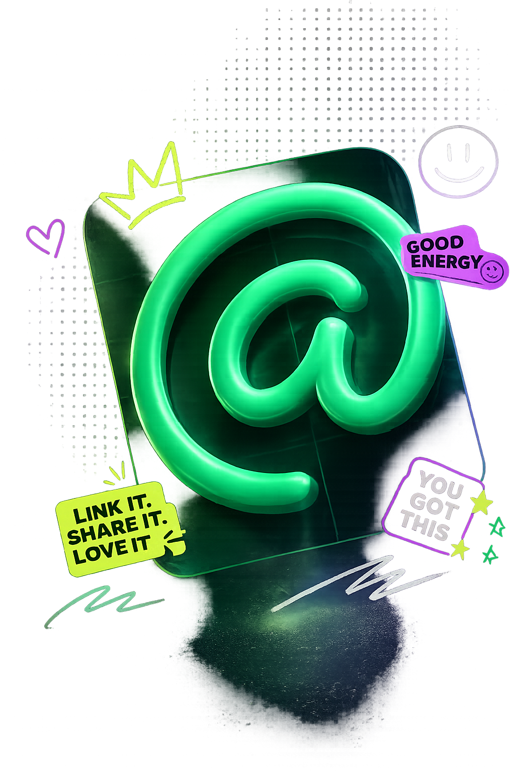 3D @ symbol